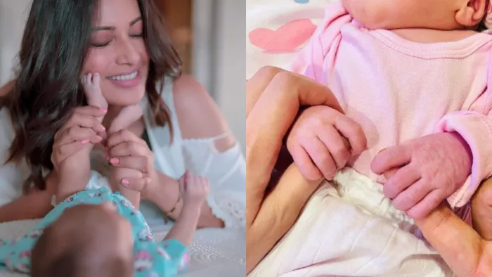 Bipasha Basu Karan Singh Grover Gets Their Daughter Devi Hand and Feet Impression Casting/Instagram