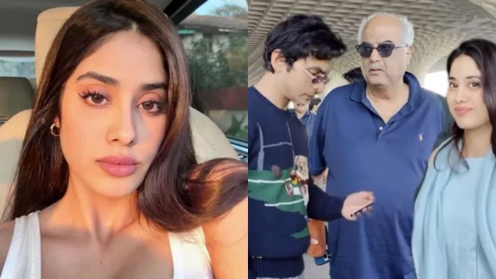 Janhvi Kapoor came out on family vacation with rumored boyfriend Shikhar Pahadia, video surfaced, via instagram viral bhayani