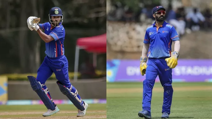 DY Patil T20 Cup में चमके शिखर धवन।