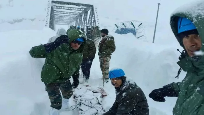 Chamoli Avalanche: घटना स्थल पर पहले भी कई बार आ चुके हैं एवलांच। साभार सेना