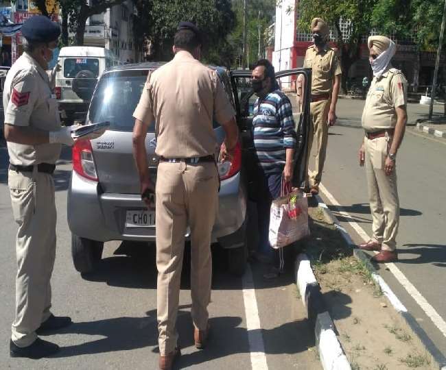 Corona पर कर्फ्यू : नियम तो़ड़ने वाले 3769 लोग राउंडअप व 95 गिरफ्तार; 105 गाड़ियां जब्त