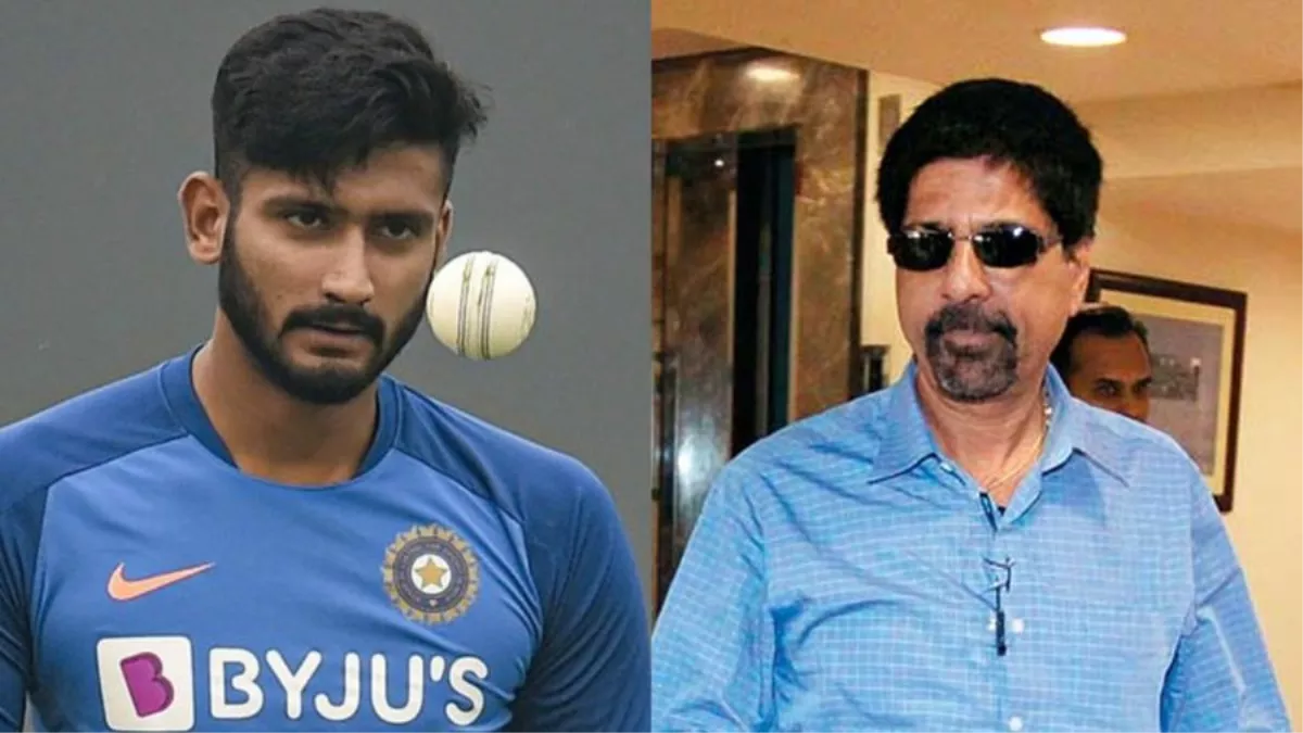 Khaleel Ahmed Krishnamachari Srikkanth -Photo Credit- Twitter
