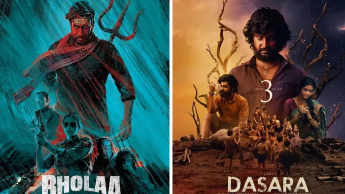 File Photo of Ajay Devgn from Bholaa and Nani from Dasara