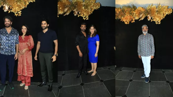 SS Rajamouli, Nagarjuna family, Ram Charan birthday, Ram Charan birthday celebrations