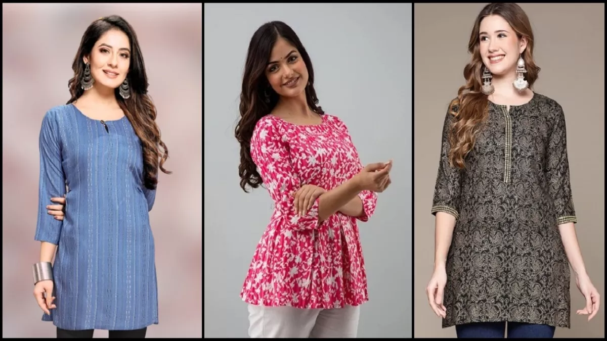 Short kurti ka design sales