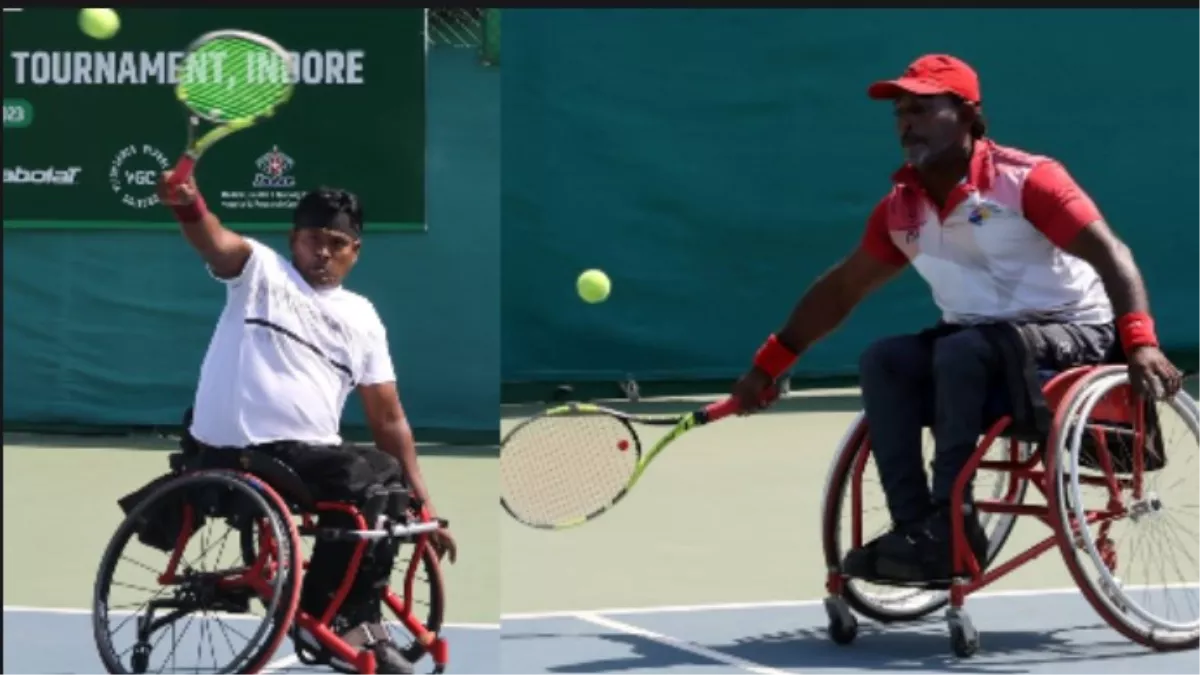 Wheelchair Tennis Tournament: देश में पहली बार इंदौर में राष्ट्रीय व्हीलचेयर टेनिस टूर्नामेंट की हुई शुरुआत