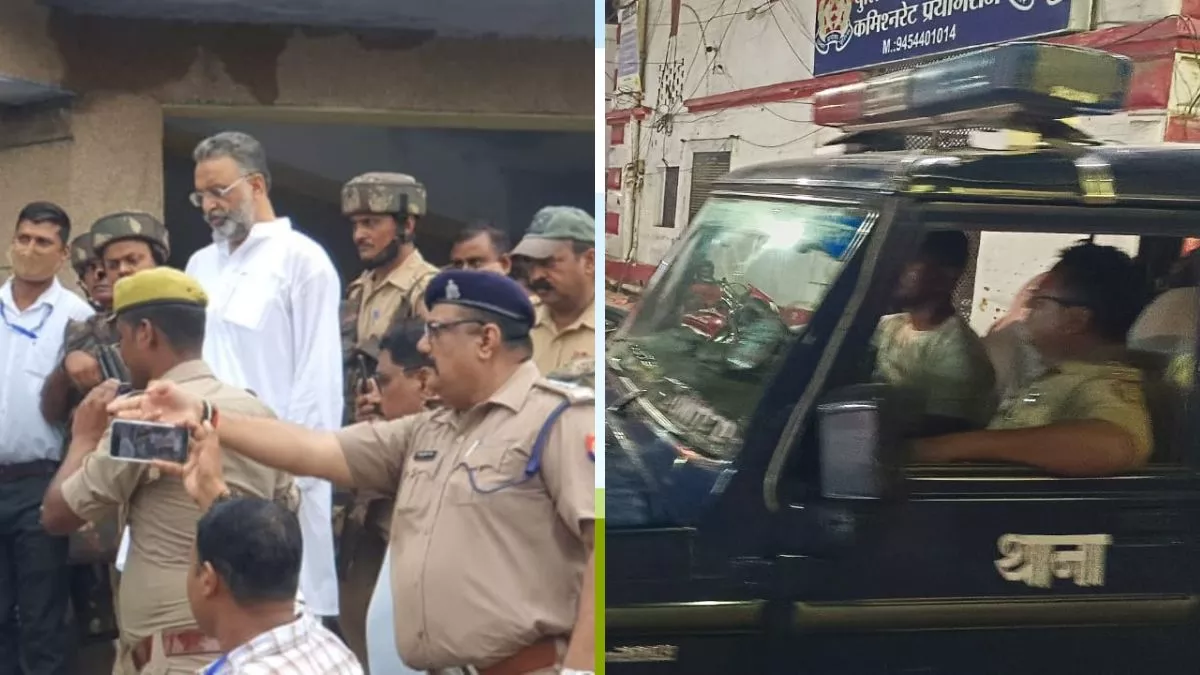 Mukhtar Ansari Death: मुख्तार की मौत के बाद मऊ में अलर्ट, एसपी संग सड़क पर उतरी पुलिस फोर्स