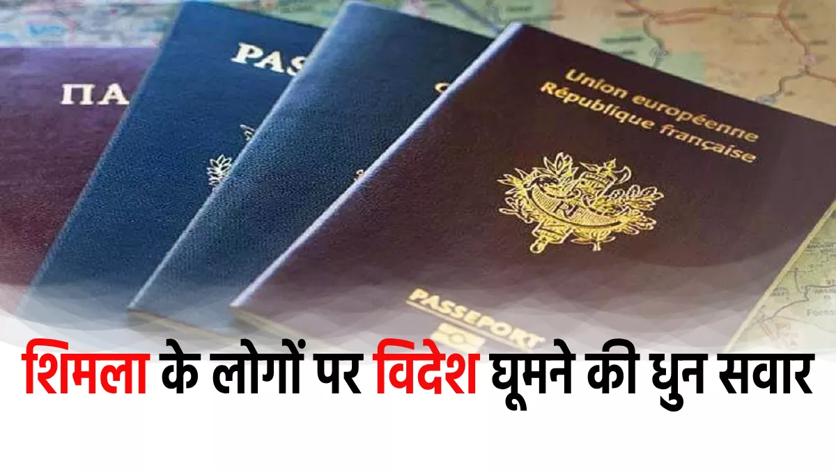 पहाड़ों पर विदेश जाने का क्रेज, शिमला-मनाली के लोगों पर सवार विदेश जाने का जुनून; पासपोर्ट बनवाने वालों की बढ़ी संख्या