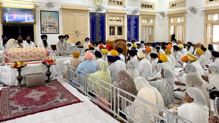 एसजीपीसी बजट के दौरान का दृश्य। फोटो- एसजीपीसी