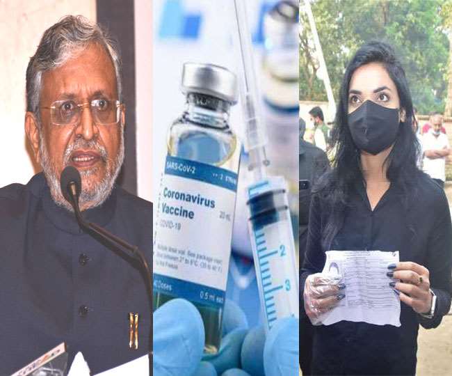 free covid 19 vaccination for all in bihar bjp mp sushil kumar modi and pushpam priya chaudhary demanded to optional fee for vaccination