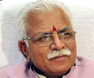 हरियाणा के सीएम मनोहर लाल की फाइल फोटो।