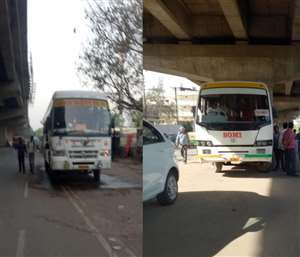 आपात स्थिति में भी डग्गामार बसों का संचालन कैंट स्टेशन के आसपास इलाकों में धड़ल्ले से हो रहा है।