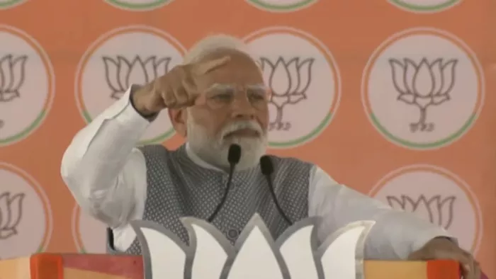 प्रधानमंत्री नरेंद्र मोदी ने कांग्रेस नेता राहुल गांधी पर निशाना साधा।(फोटो सोर्स: बीजेपी)