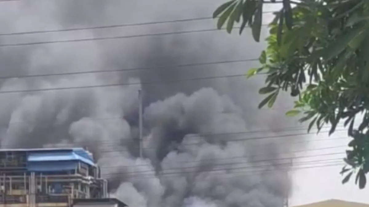 Rewari Fire News: कीटनाशक दवा बनाने वाली फैक्ट्री में लगी भीषण आग, इलाके में छाया धुएं का गुबार