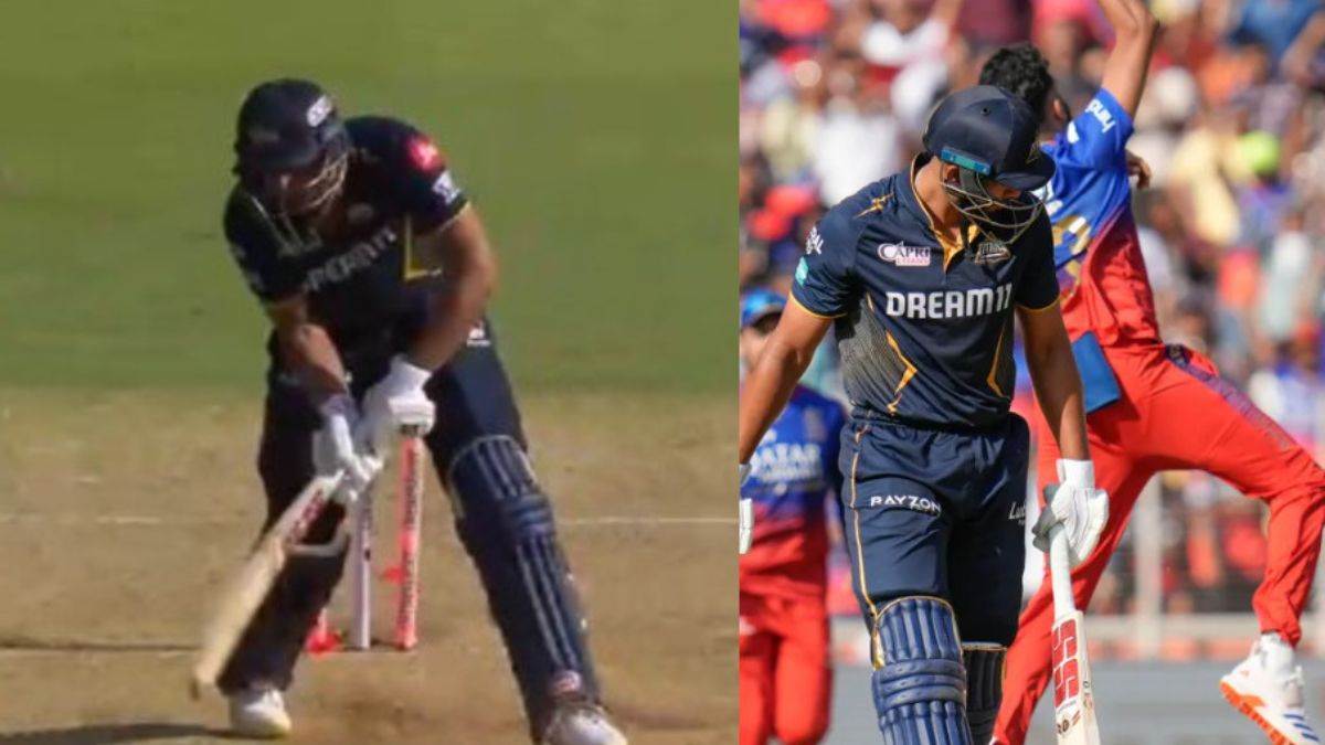 mohammad siraj clean bowled shahrukh khan with brilliant yorker in gt vs rcb match ipl2024
