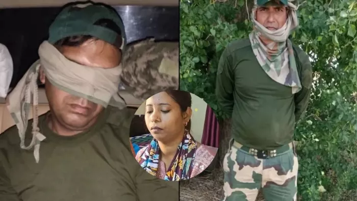 गलती से सीमा पार कर गए बीएसएफ जवान की गर्भवती पत्नी का दर्द छलका है। फाइल फोटो