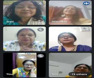 मीट में साहित्य सेवियों की खूबसूरत प्रस्तुति दिखी।