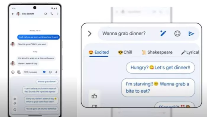 Magic Compose in Messages Google AI Feature, Pic Courtesy- Google