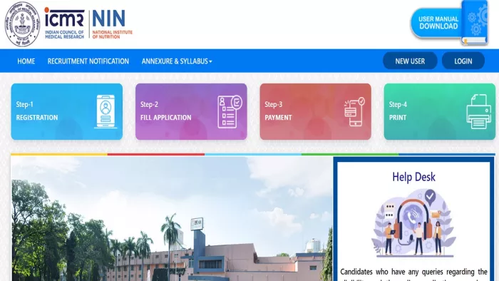 ICMR NIN Recruitment 2024 के लिए यहां से करें अप्लाई।