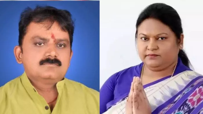 मिथिलेश ठाकुर और सीता सोरेन की फाइल फोटो।
