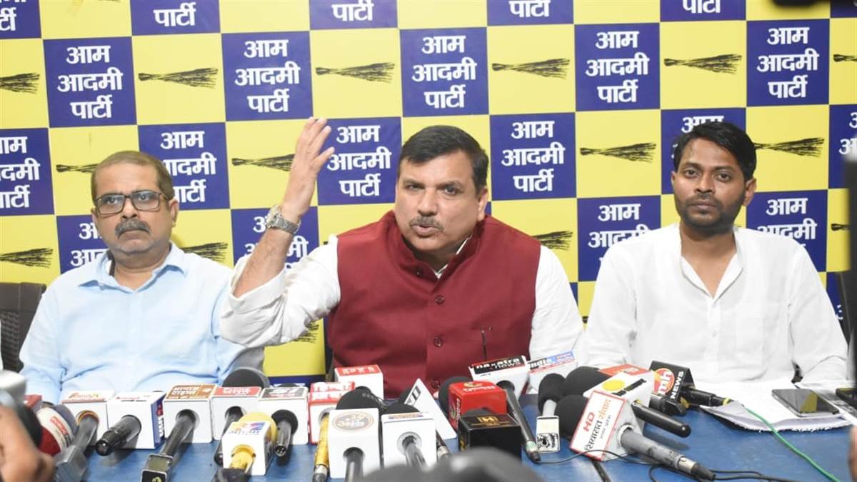 sanjay singh slams double engine government in uttar pradesh