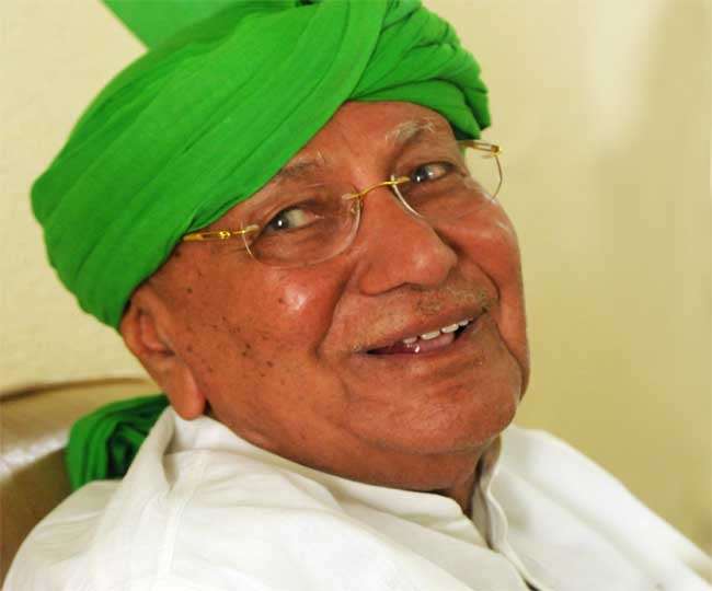 released of former haryana cm omprakash chautala from tihar jail on wednesday
