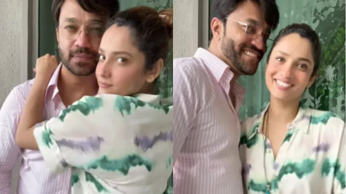 Ankita Lokhande gets Romantic with Husband Vicky Jain