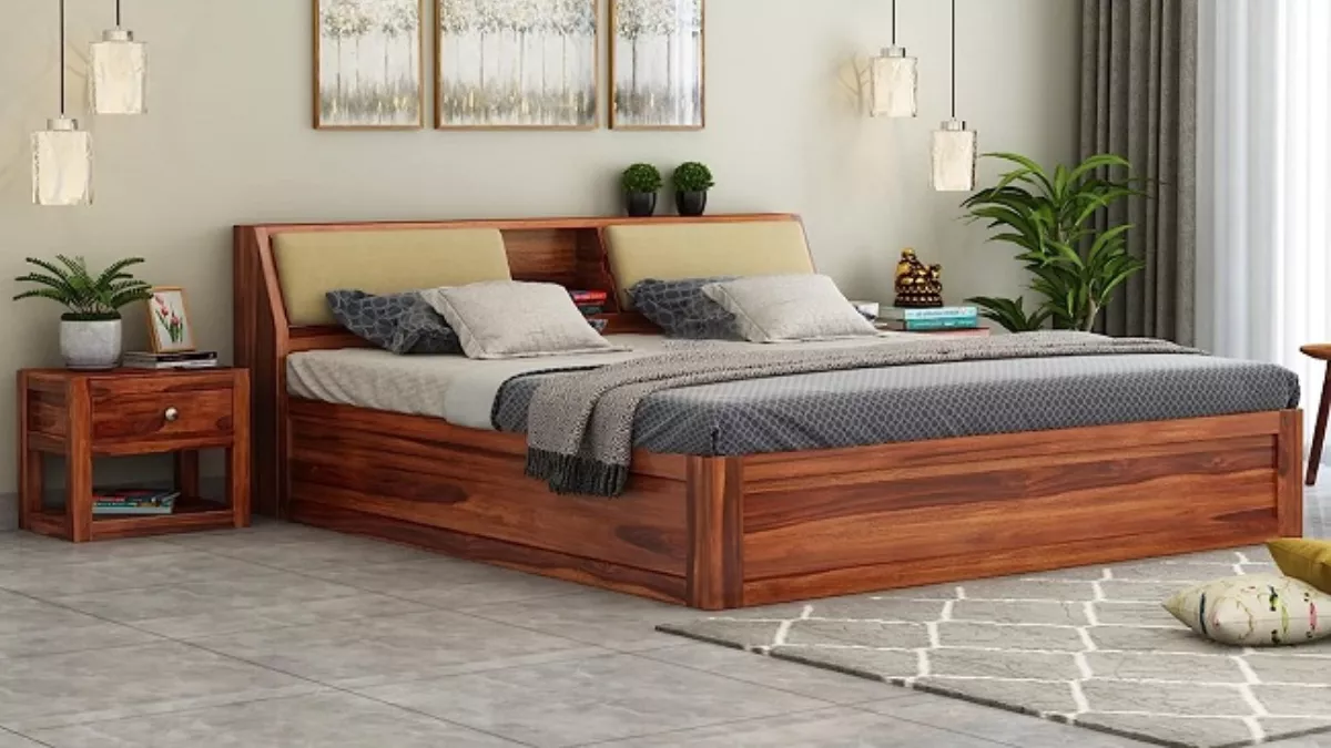 Double bed discount ke design
