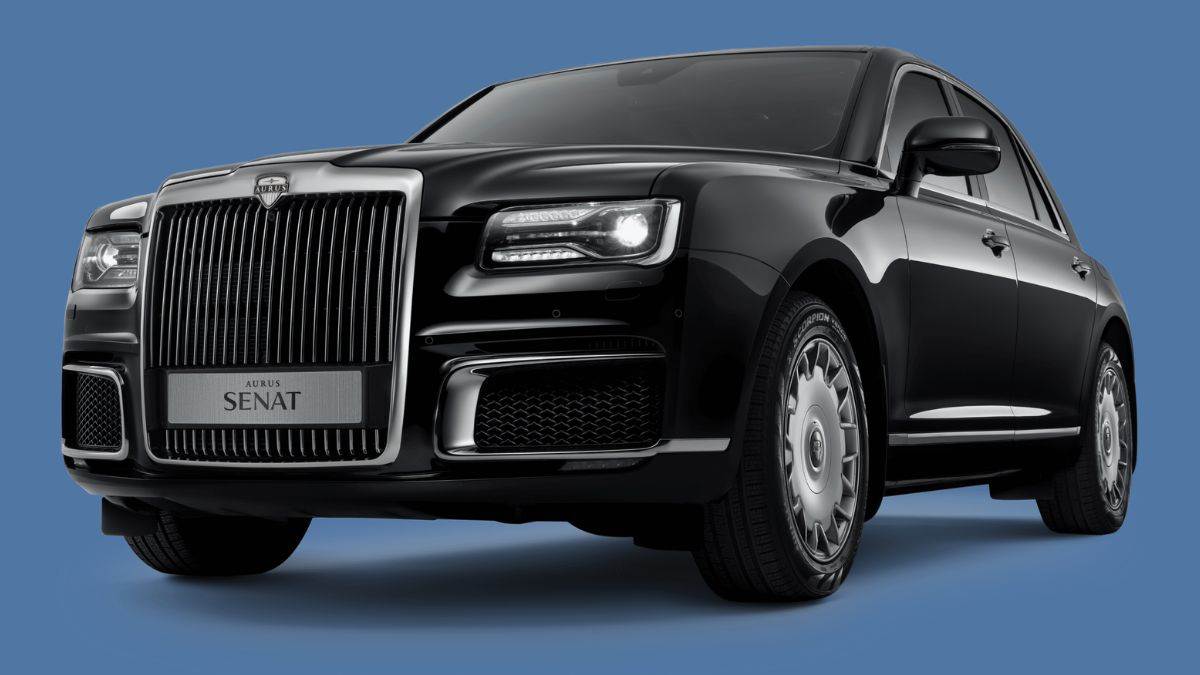 russian president putin gifts kim jongun aurus senat car parts made in south korea