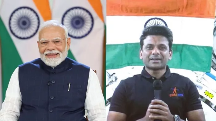 अंतरराष्ट्रीय स्पेस स्टेशन में मौजूद हैं भारतीय एस्ट्रोनॉट शुभांशु शुक्ला (फोटो: @pmoindia)