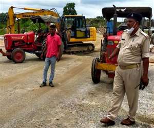 Jharkhand News, Hindi Samachar खनन विभाग ने छापेमारी की।