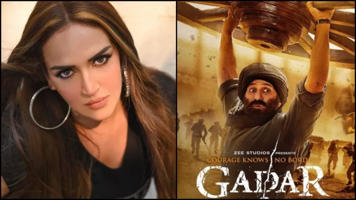 Sunny Deol Half Sister Esha Deol reacted Gadar 2 trailer. photo-Instagram