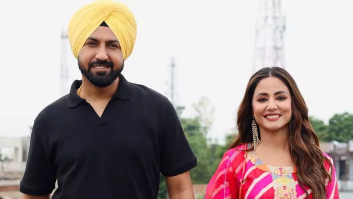 Hina Khan set to debut in Punjabi Film Industry with Gippy Grewal. Photo- Instagram