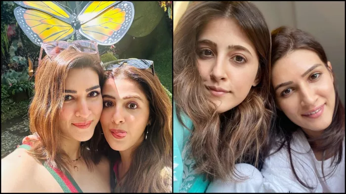 Kriti Sanon Sister Nupur Sanon slammed trolls who called them flop sisters. Photo-Instagram