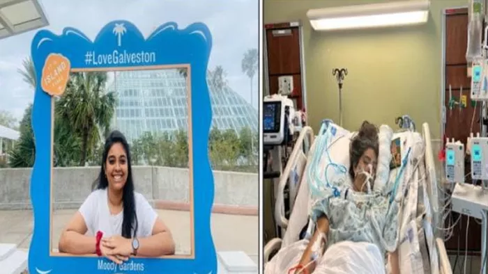 अमेरिका के ह्यूस्टन विश्वविद्यालय की 25 वर्षीय भारतीय मूल की छात्रा की सेहत में अब सुधार है। (Photo Source:twitter)