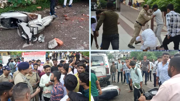 धारदार हथियार और लाठी-डंडों से लैस विशेष समुदाय के युवकों ने किया हिंदू छात्र पर हमला