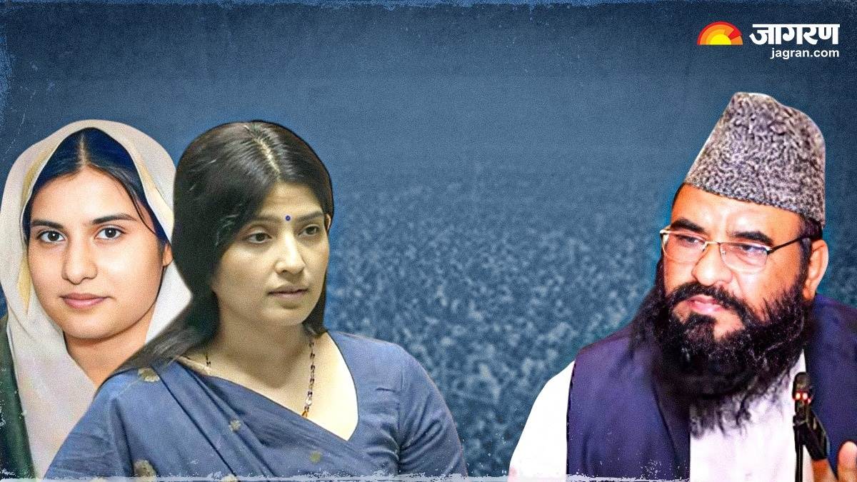 maulana sajid rashidi comment on dimple yadav and ikra hasan create controversy on masjid