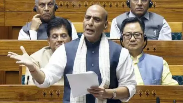 संसद में ऑपरेशन सिंदूर पर राजनाथ सिंह ने विपक्ष को घेरा (फाइल फोटो)
