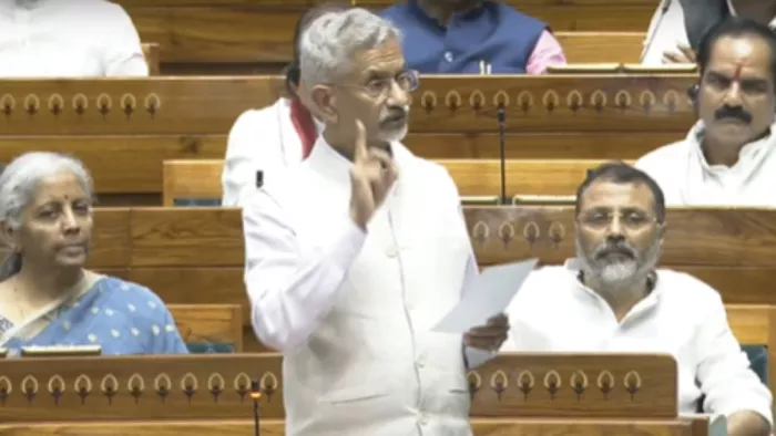 लोकसभा में जयशंकर ने खोली पाकिस्तान की पोल (फोटो सोर्स- एएनआई)