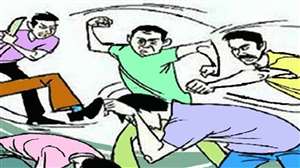 मारपीट में एक व्यक्ति गंभीर रूप से घायल, अस्‍पताल में भर्ती। सांकेतिक तस्‍वीर।