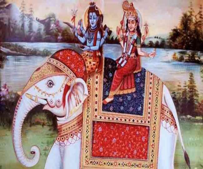 Goddess Durga will be arrive on elephant in this Navratra