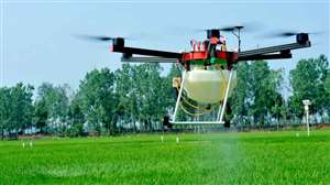 केंद्र सरकार कृषि क्षेत्र में ड्रोन के इस्‍तेमाल को बढ़ावा दे रही है।