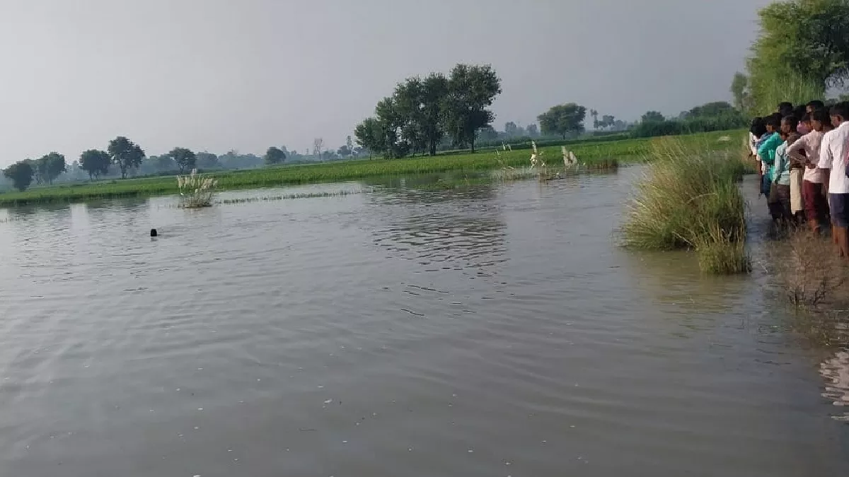 फर्रुखाबाद में गंगा नदी की बाढ़ में बाइक समेत बह गए दंपती, महिला का शव मिला और पति की तलाश जारी