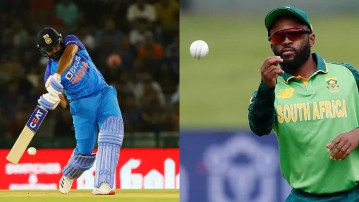 IND vs SA 1st t20i LIVE Streaming: रोहित शर्मा और तेंबा बावुमा (डिजाइन फोटो)