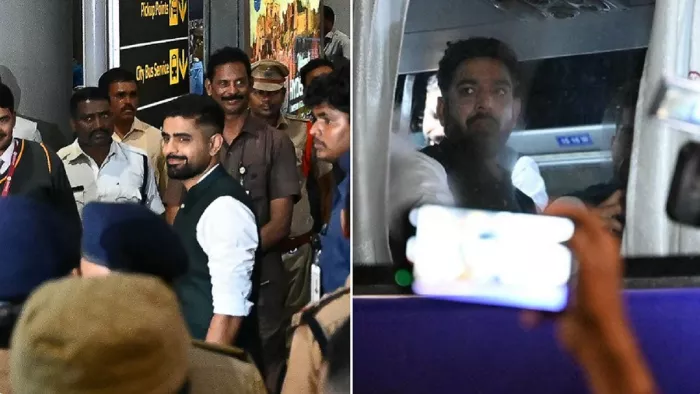 पाकिस्तान की टीम वर्ल्ड कप में हिस्सा लेने के लिए भारत पहुंची