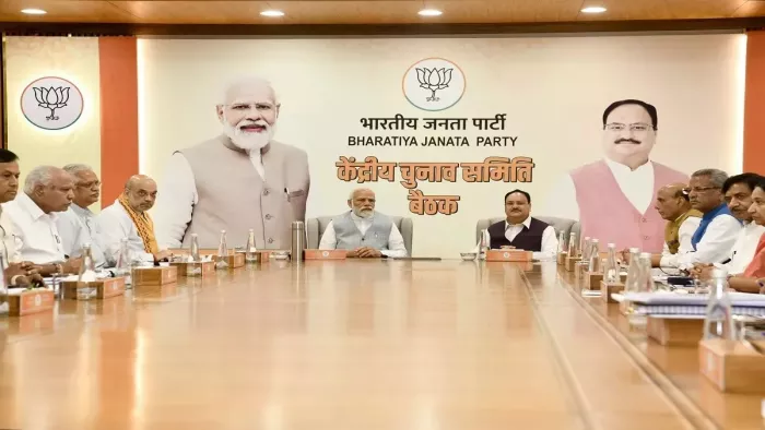 शनिवार और रविवार को दिल्ली में होगी भाजपा की केंद्रीय चुनाव समिति की बैठक। फाइल फोटो।