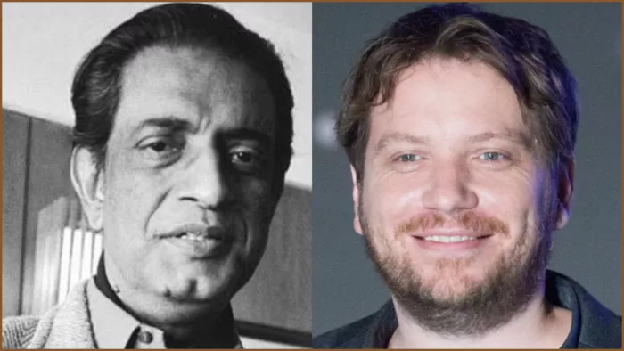 सत्यजीत रे और गैरेथ एडवर्ड्स। फोटो- फिल्म टीम