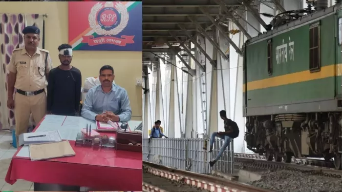 पुल को पार करती एक ट्रेन की फाइल फोटो।