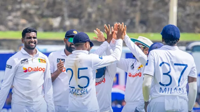 न्यूजीलैंड पर हार का खतरा। फोटो- SLC