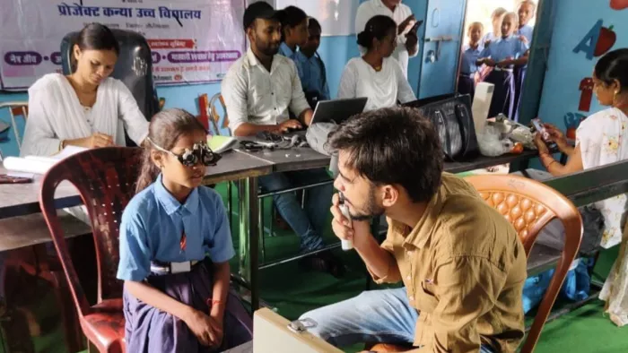 10,905 छात्राओं की हुई एनीमिया जांच। फोटो जागरण